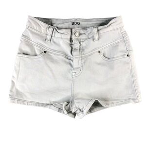 BDG Urban Outfitters Super High Rise Seam Light Wash Jean Shorts